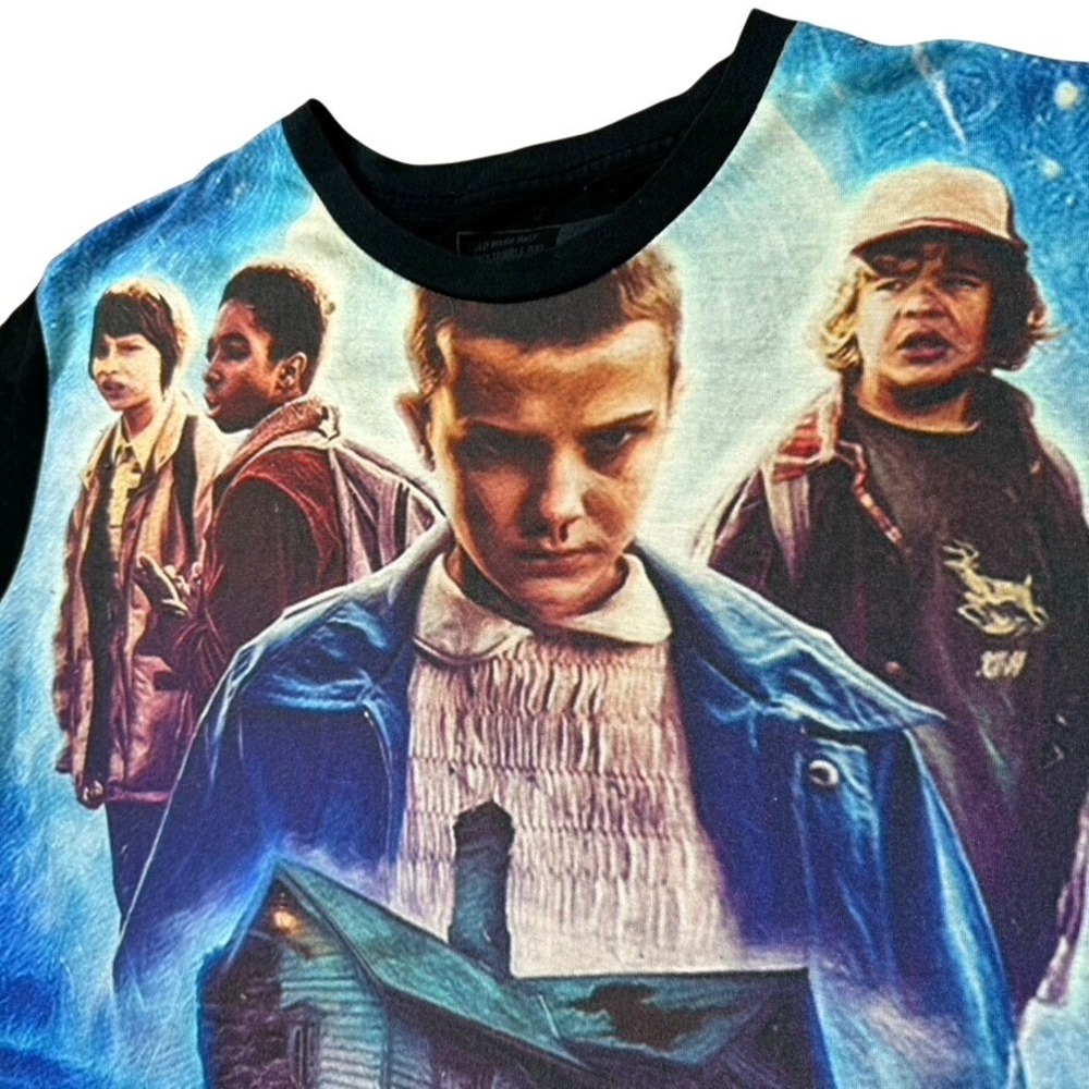 Stranger Things Shirt Men M Netflix Eleven Graphic Tee Horror 80s Retro Rare